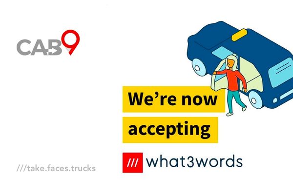 Cab9 Integrates with what3words to Revolutionise Location-Based Services